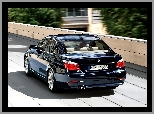 Granatowy, BMW 5, Trasa, E60